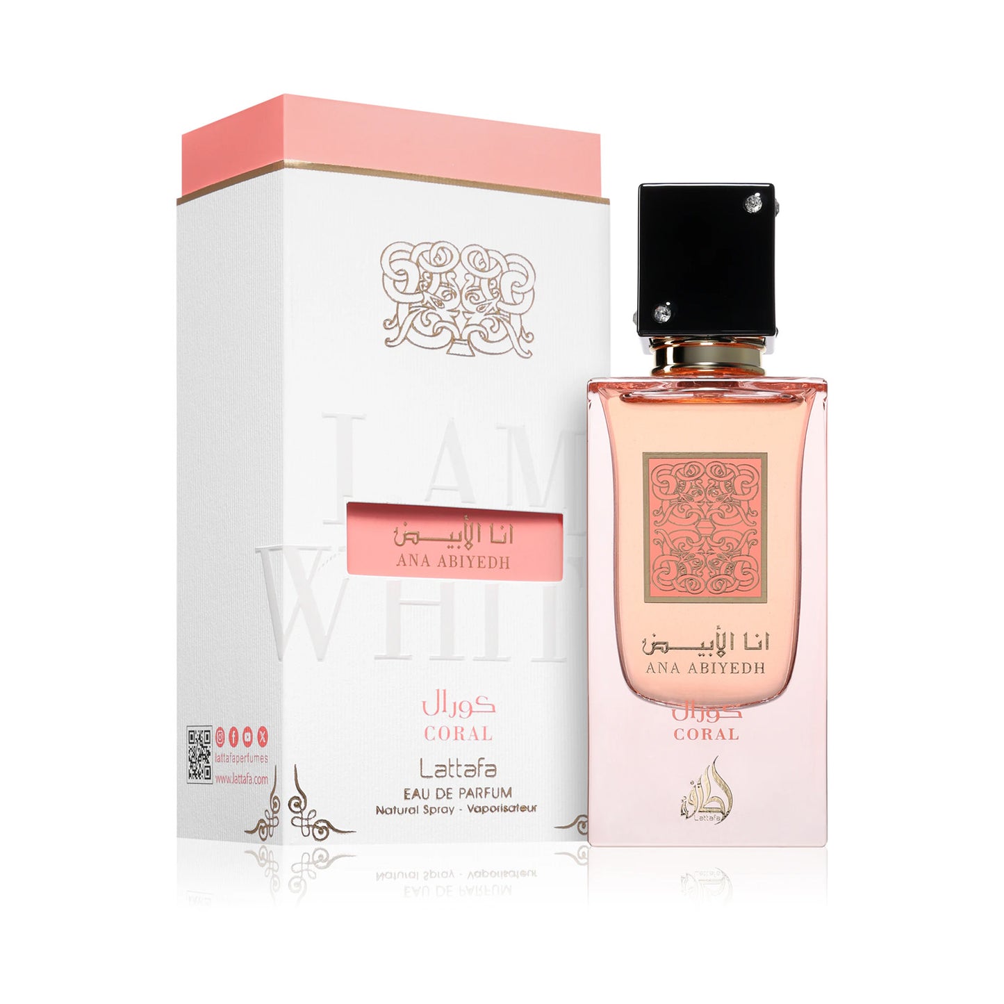 Ana Abiyedh Coral di Lattafa - EDP 100ml