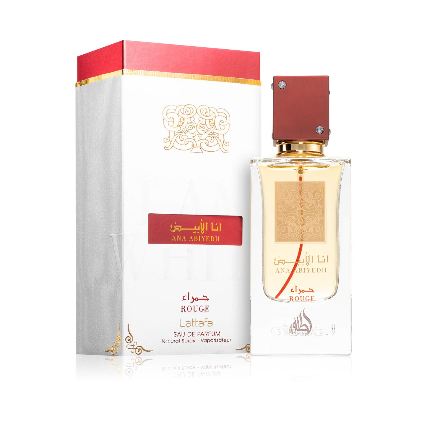 Ana Abiyedh Rouge di Lattafa - EDP 100ml