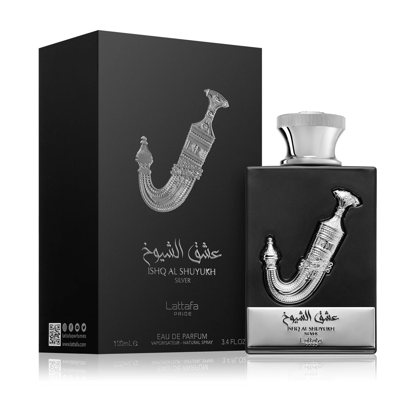Ishq Al Shuyukh Silver di Lattafa - EDP 100ml